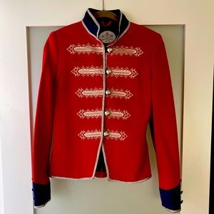 The Extreme Collection red military style jacket